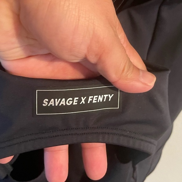 NWOT Savage X Fenty black curve alert jumpsuit size 2x - Picture 4 of 5